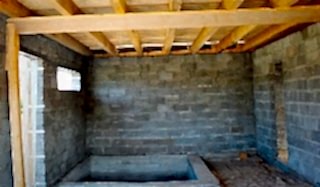 Фото процесса строительства бани с бассейном